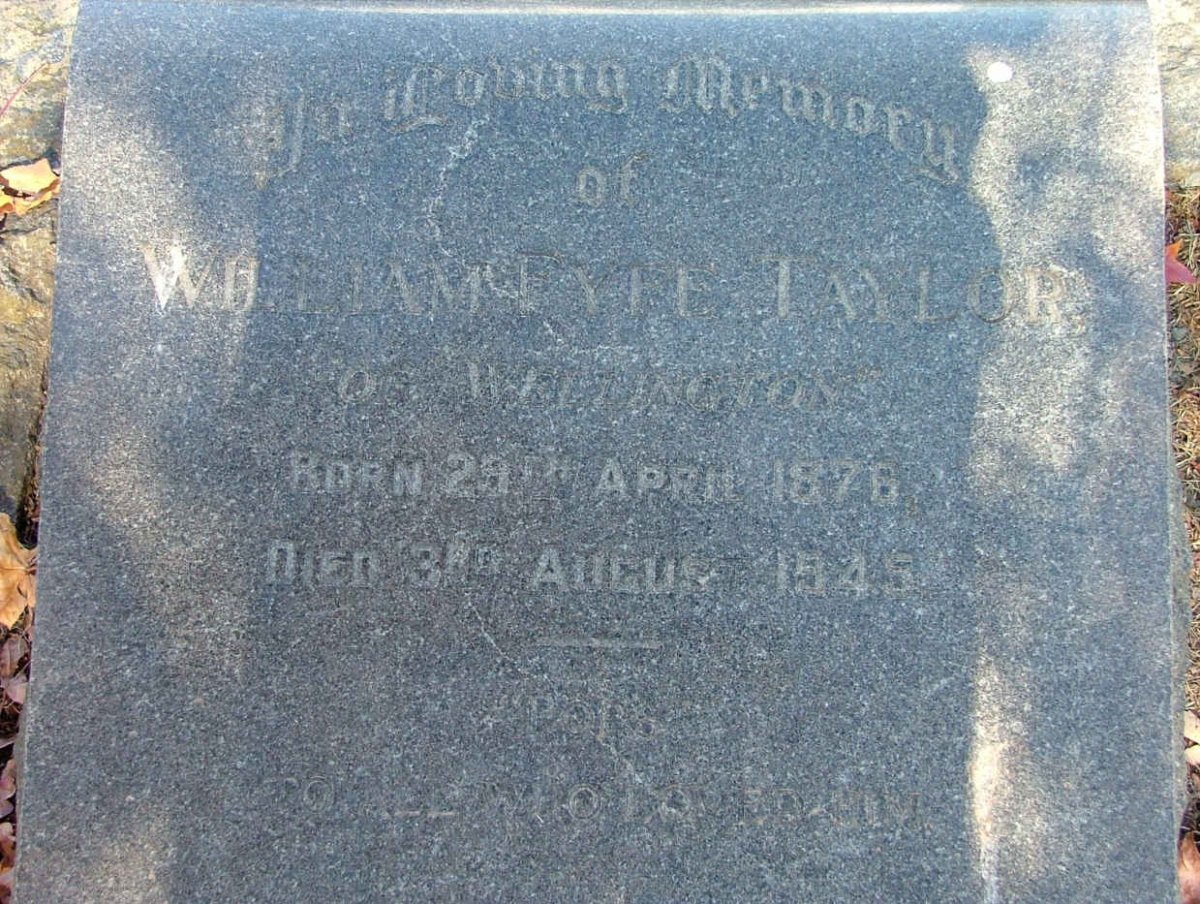 TAYLOR William Fyfe 1876-1945