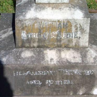 CAUDIE William Lough -1900