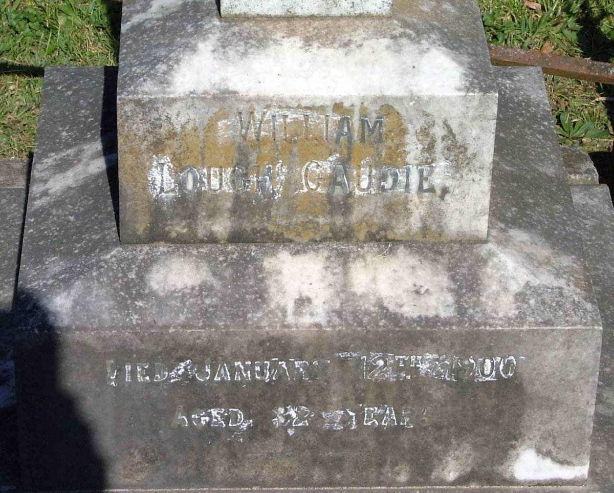 CAUDIE William Lough -1900