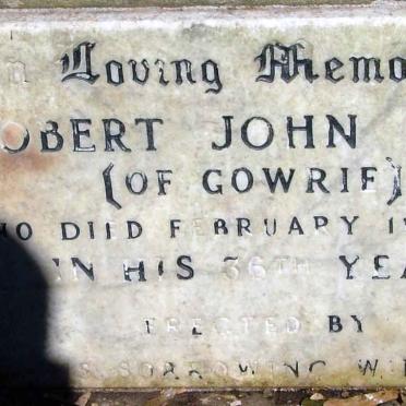 KING Robert John -1892