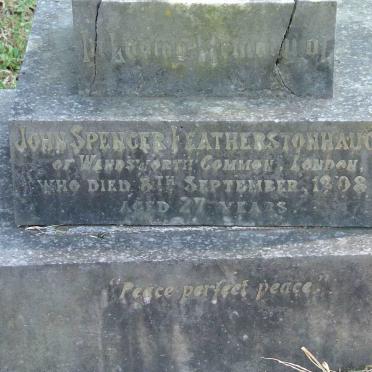 FEATHERSTONHAUGH John Spencer -1908