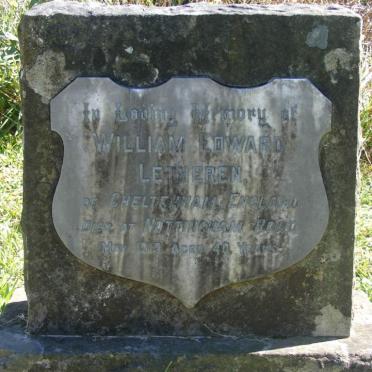 LETHEREN William Edward -1919