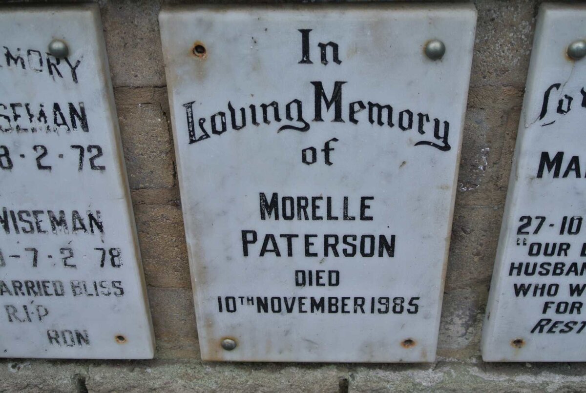 PATERSON Morelle -1985