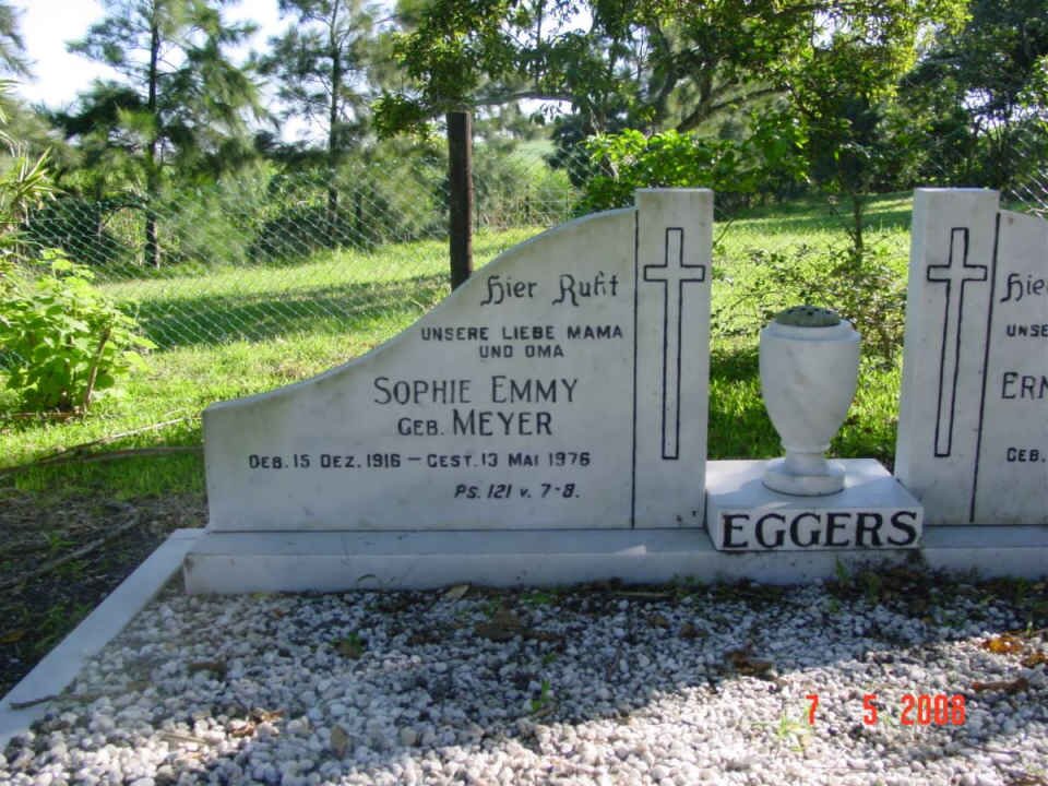 EGGERS Sophie Emmy nee MEYER 1916-1976