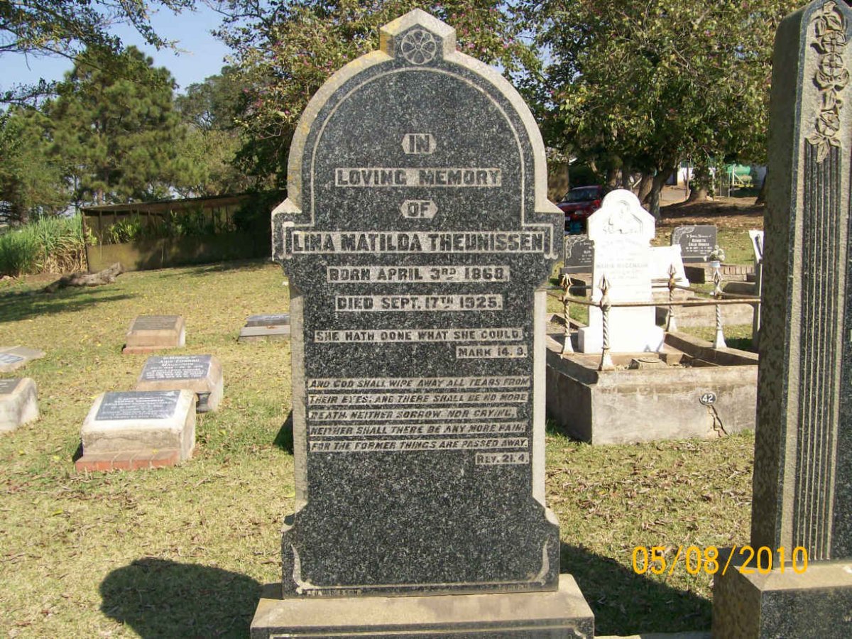 THEUNISSEN Lina Matilda 1868-1925