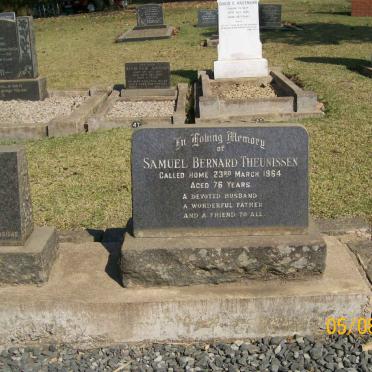 THEUNISSEN Samuel Bernard -1964