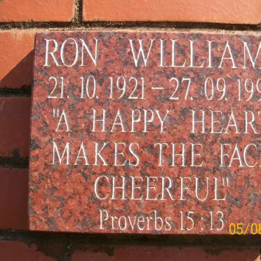 WILLIAMS Ron 1921-1995