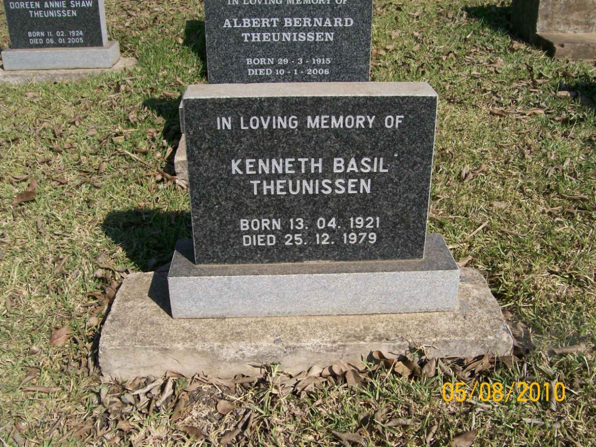 THEUNISSEN Kenneth Basil 1921-1979