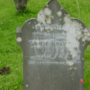 HORWOOD Annie  -1900