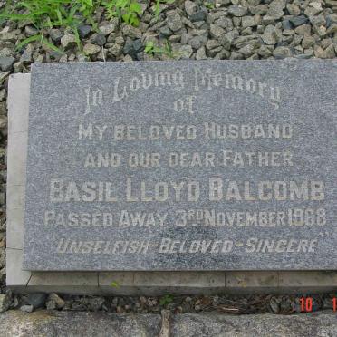 BALCOMB Basil Lloyd -1968