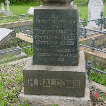 BALCOMB Horace 1848-1922