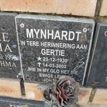 MYNHARDT Gertie 1930-2002