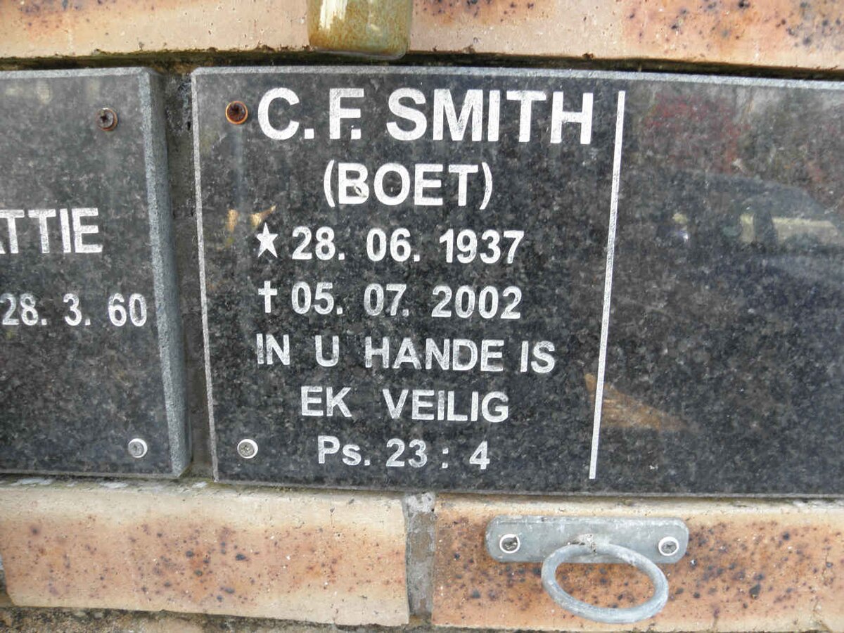 SMITH C.F. 1937-2002