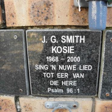 SMITH J.G. 1968-2000