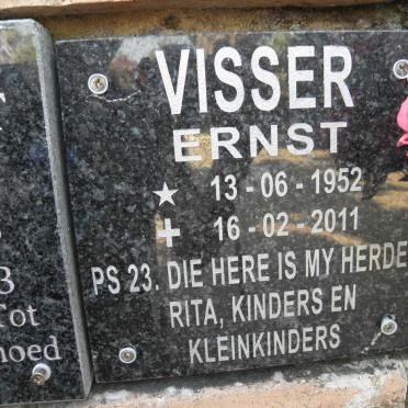 VISSER Ernst 1952-2011