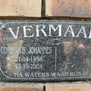 VERMAAK Cornelius Johannes 1938-2004