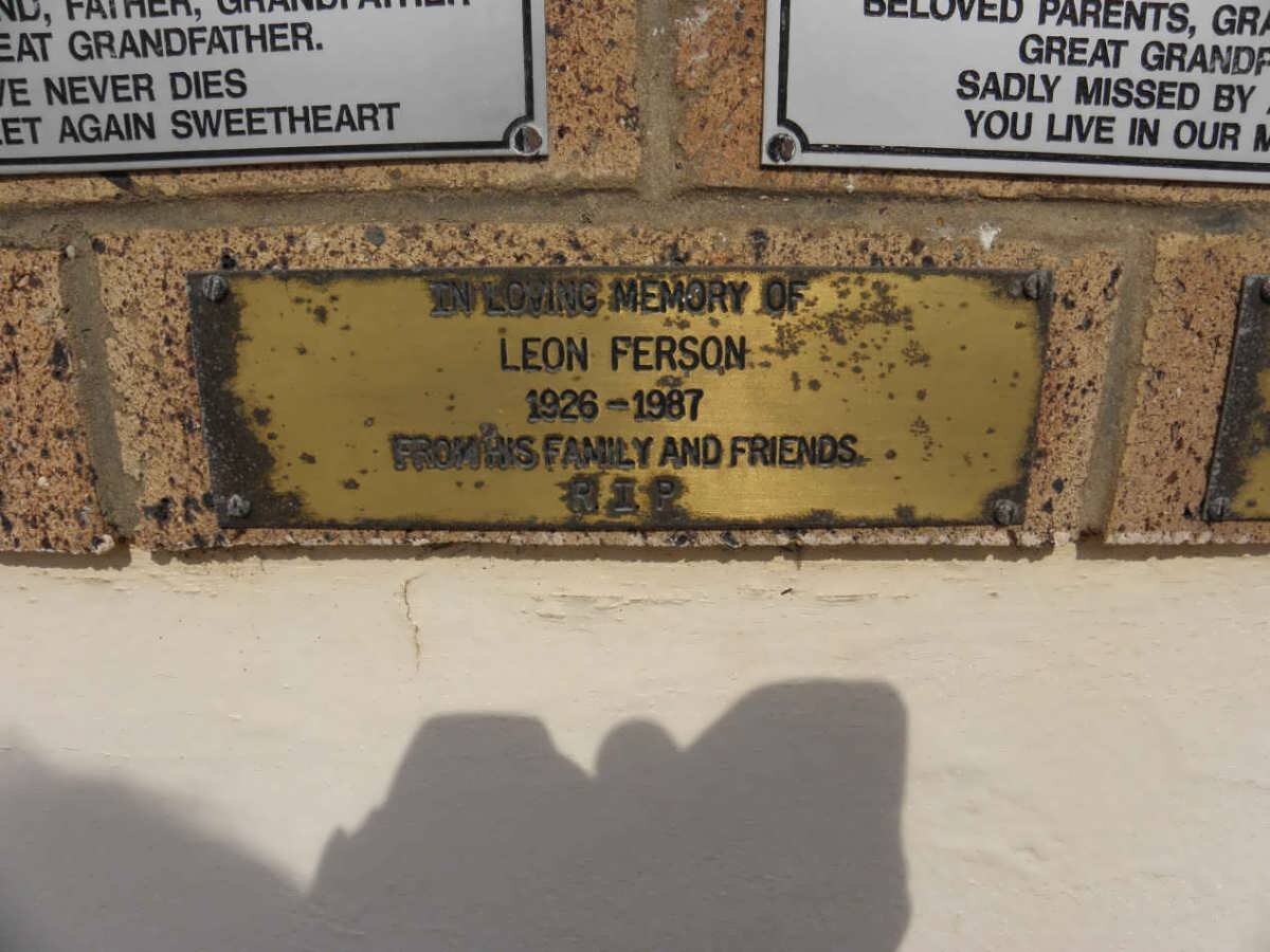 FERSON Leon 1926-1987