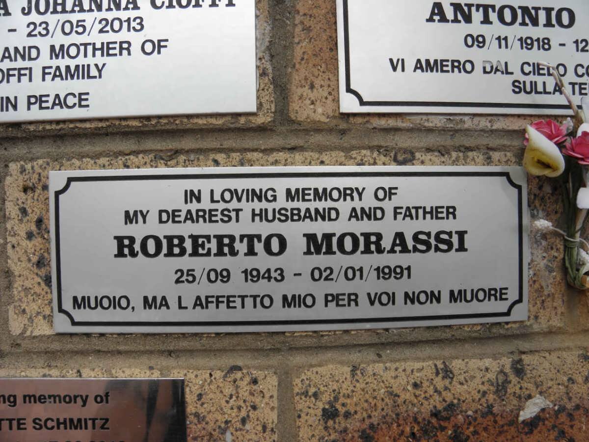 MORASSI Roberto 1943-1991