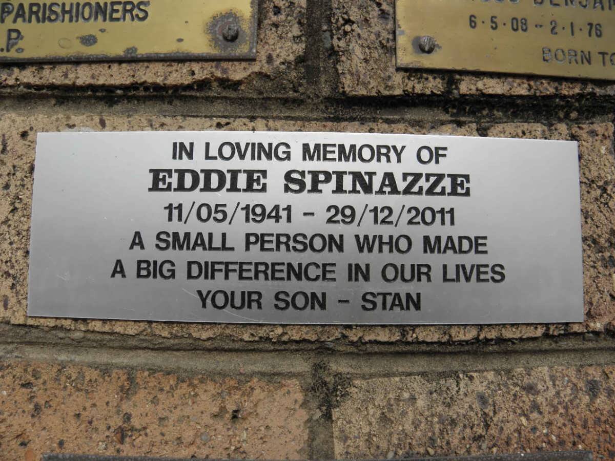 SPINAZZE Eddie 1941-2011