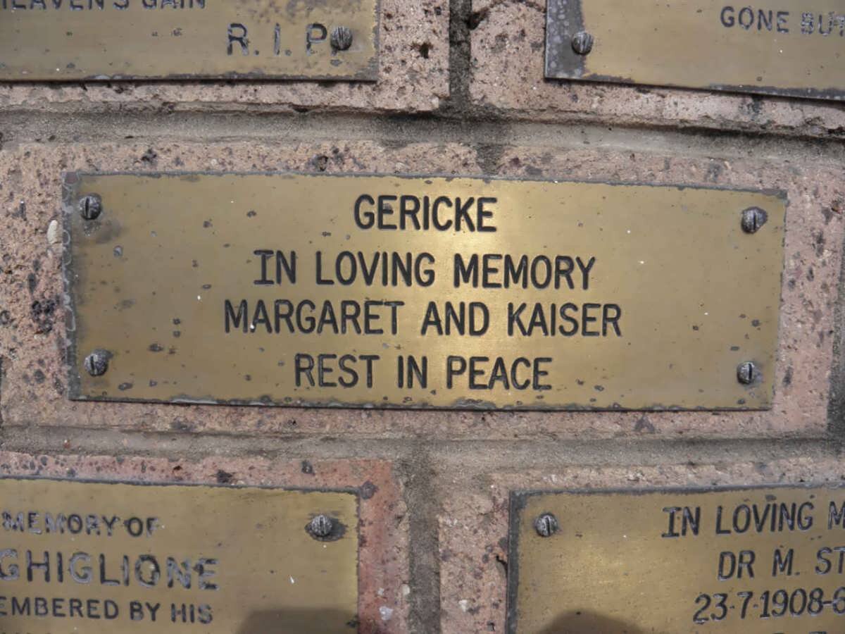 GERICKE Kaiser &amp; Margaret