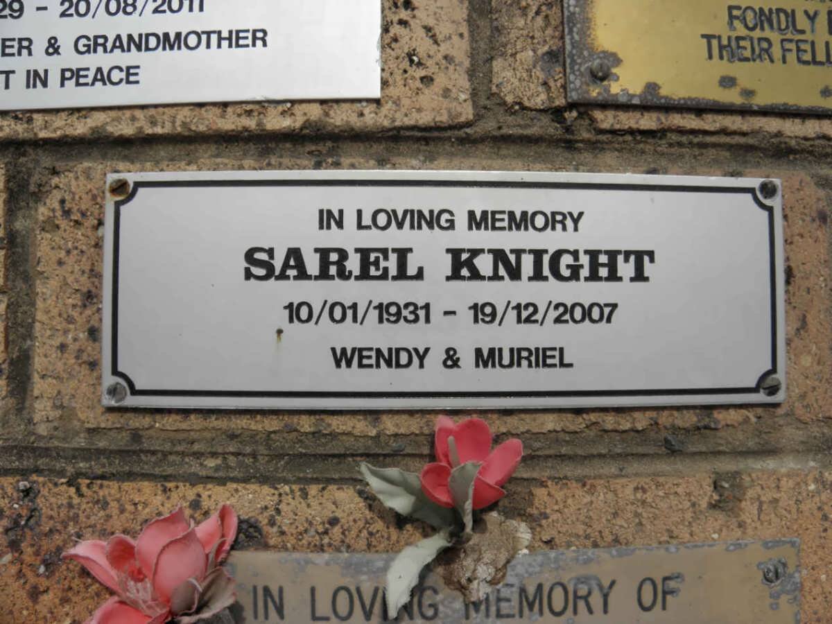 KNIGHT Sarel 1931-2007