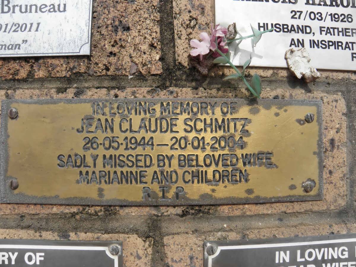 SCHMITZ Jean Claude 1944-2004