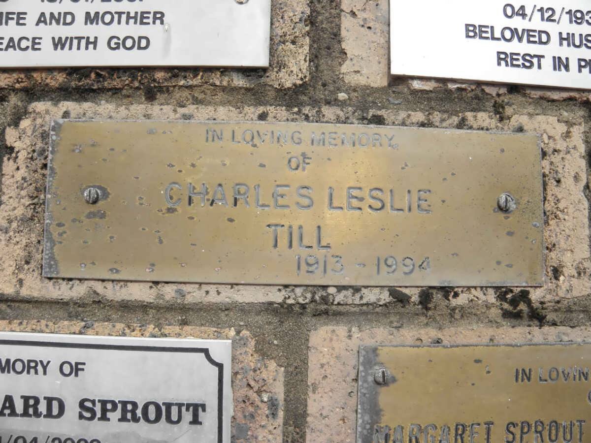 TILL Charles Leslie 1913-1994