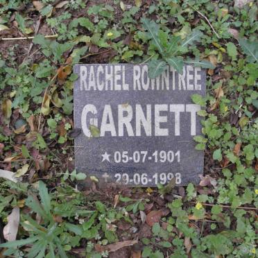 GARNETT Rachel Rowntree 1901-1998