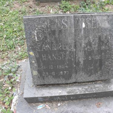 KASPENSEN Andrew Hansen 1904-1977 &amp; Katie 1906-1995