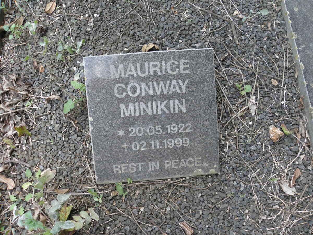 MINIKIN Maurice Conway 1922-1999