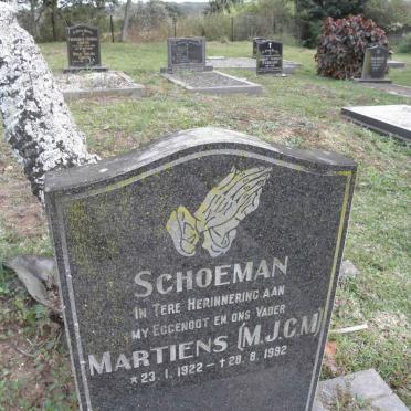SCHOEMAN Martiens M.J.C.M. 1922-1992