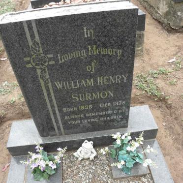 SURMON William Henry 1896-1978