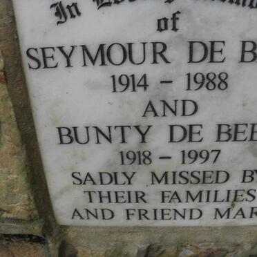 BEER Seymour, de 1914-1988 &amp; Bunty 1918-1997