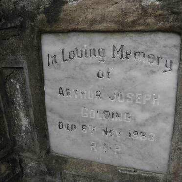 GOLDING Arthur Joseph -1983