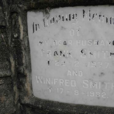 SMITH Frank -1977 &amp; Winifred -1982