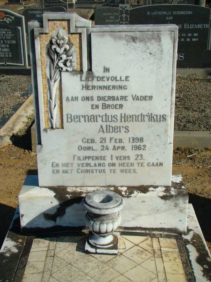 ALBERS Bernardus Hendrikus 1898-1962