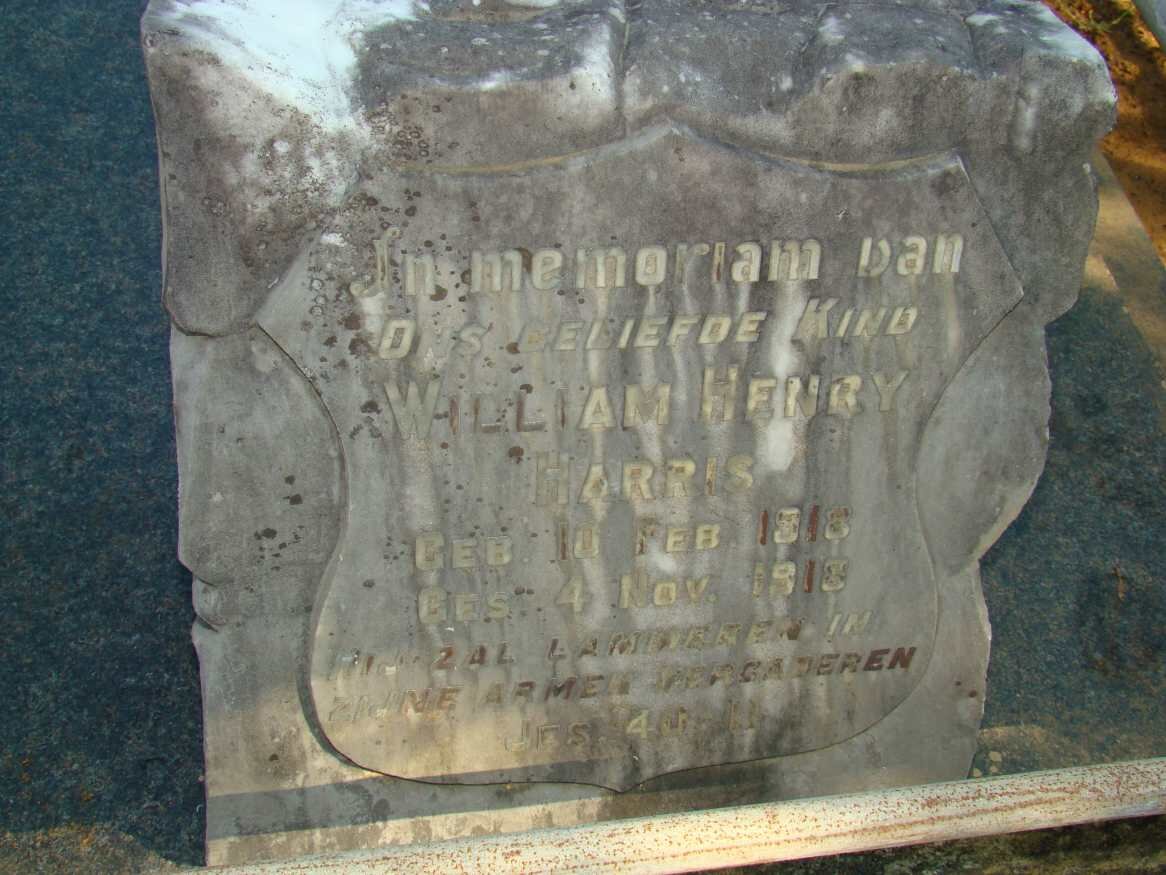 HARRIS William Henry 1918-1918