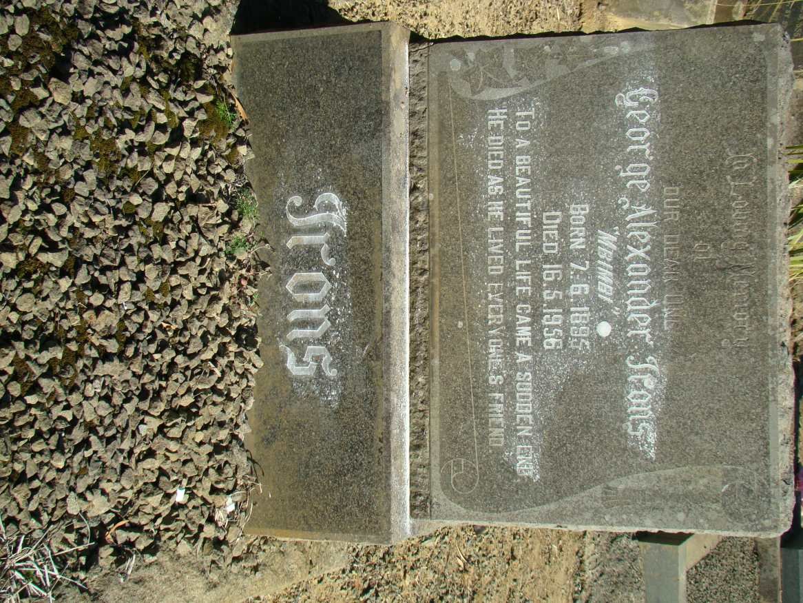 IRONS George Alexander 1895-1956