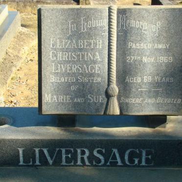 LIVERSAGE Elizabeth Christina -1969