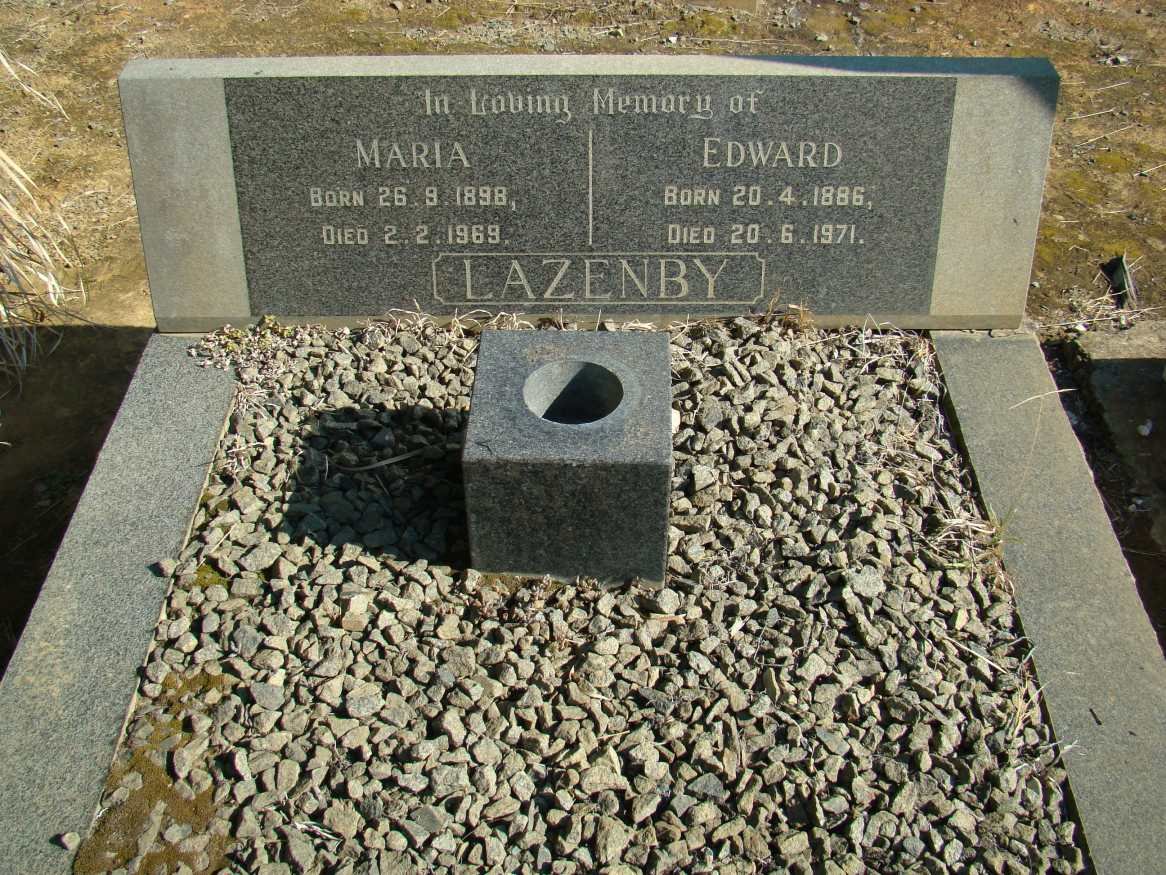 LAZENBY Edward 1886-1971 &amp; Maria 1898-1968