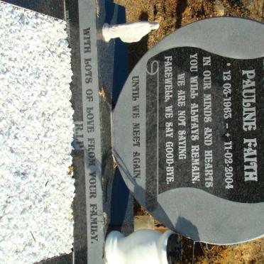 MORRIS Pauline Faith 1963-2004