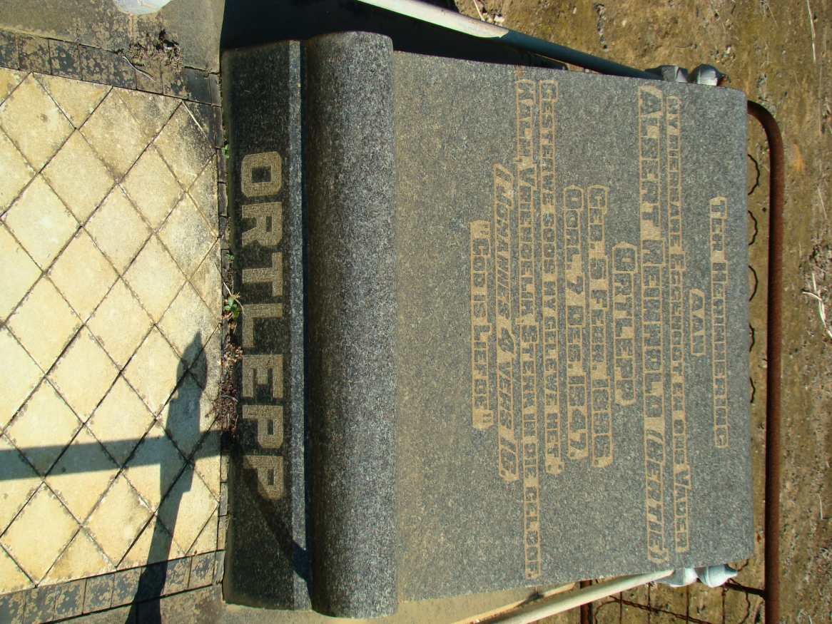 ORTLEPP Albert Reinhold 1896-1947