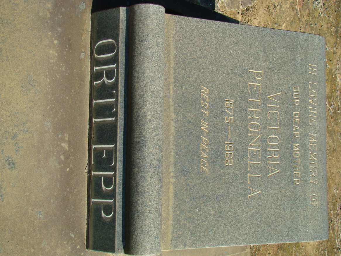 ORTLEPP Victoria Petronella 1875-1968