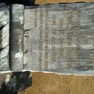 ROOYEN Dewald J., van 1910-1938