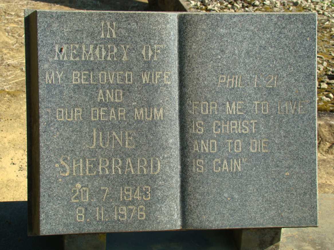 SHERRARD June 1943-1976