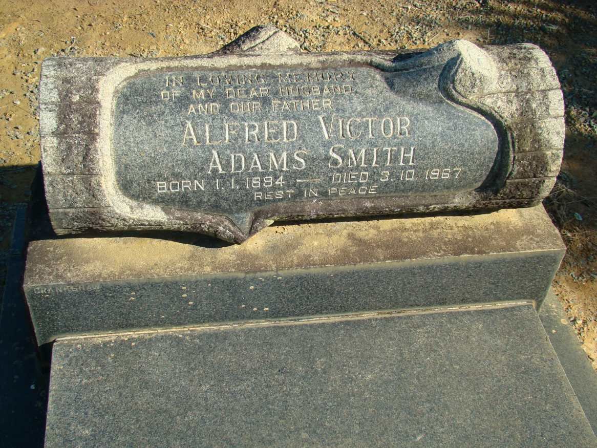 SMITH Alfred Victor Adams 1894-1967