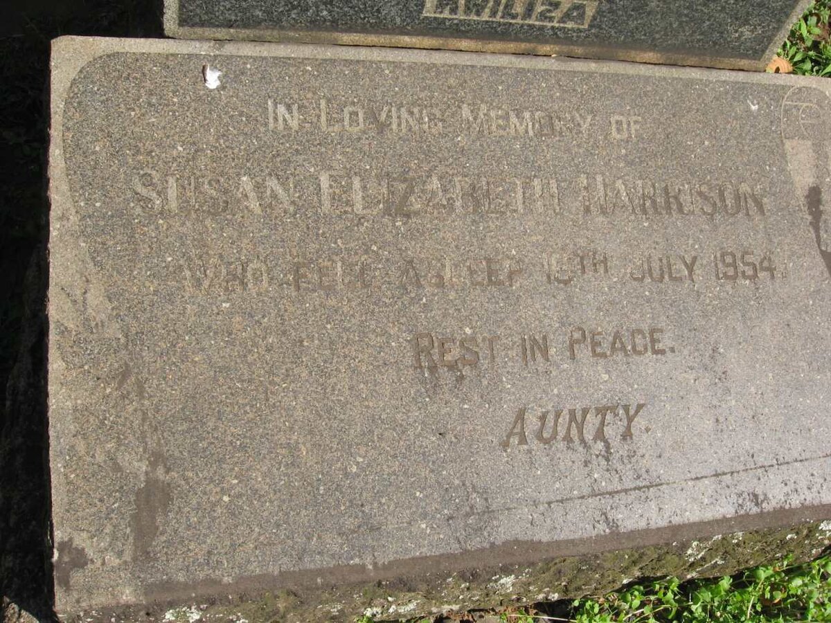 HARRISON Susan Elizabeth -1954