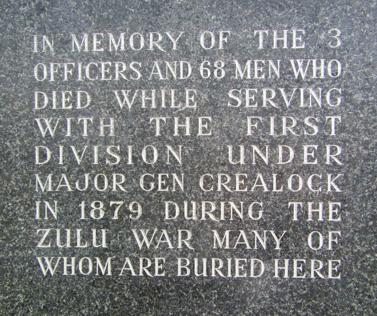 3. Memorial Zulu War 1879