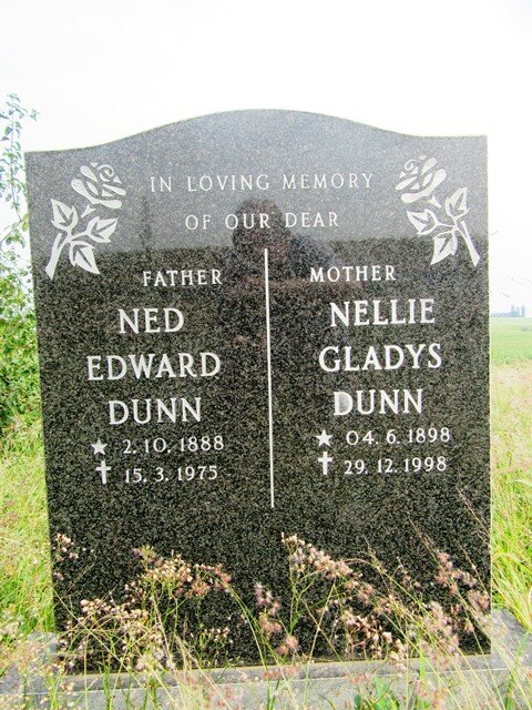 DUNN Ned Edward 1888-1975 &amp; Nellie Gladys 1898-1998