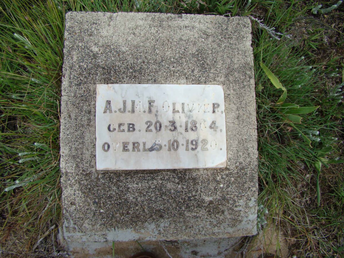 OLIVIER A.J.M.F. 1864-1920